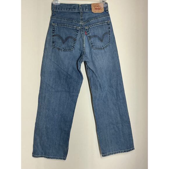 Levis 569 Jeans Youth Size 14 slim (25x 27). Straight Weight Denim - Picture 4 of 8